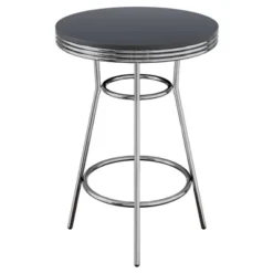 3pc Summit Bar Height Dining Sets With Swivel Stools Black/Bright Chrome - Winsome 15 3pc Summit Bar Height Dining Sets With Swivel Stools Black/Bright Chrome - Winsome -Furniture Haven Shop GUEST 357060a7 65b0 46d3 8e48 54dc337194d8