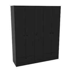 Denmark 5 Door 2 Drawer Wardrobe - Polifurniture -Furniture Haven Shop GUEST 35e6d1f0 66d7 42c2 b2f7 b63d6038bc25