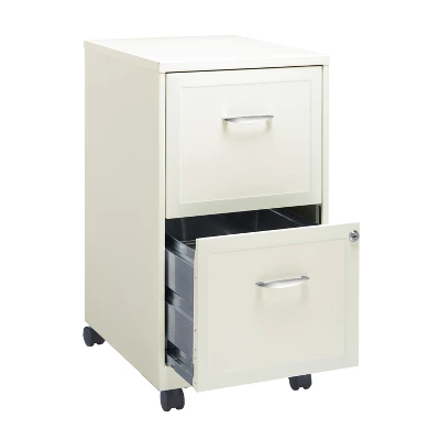 Space Solutions 18" Deep 2 Drawer Mobile Letter Width Vertical File Cabinet 13 Space Solutions 18" Deep 2 Drawer Mobile Letter Width Vertical File Cabinet - Image 13