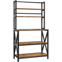 Yaheetech 5-Tier Kitchen Baker's Rack Utility Storage Shelf With 5 Shelves & Adjustable Feet 12 Yaheetech 5-Tier Kitchen Baker's Rack Utility Storage Shelf With 5 Shelves & Adjustable Feet -Furniture Haven Shop GUEST 36260c66 99bb 44e4 9fee ce71482049f4