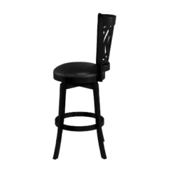 30" Van Draus Swivel Barstool Metal/Black - Hillsdale Furniture -Furniture Haven Shop GUEST 36a28672 9974 4b0b 8ac7 c1e9248eefcb