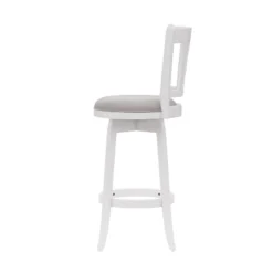 30" Presque Isle Wood Bar Height Swivel Stool White - Hillsdale Furniture -Furniture Haven Shop GUEST 37b8c0fc 6aa2 41c6 95b0 533db57446d8