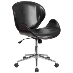 Merrick Lane Office Chair Mid-Back Ergonomic Executive Swivel Office Chair With Tilt-Lock And Tilt Tension Controls -Furniture Haven Shop GUEST 38a8e9bd bd74 4f76 9440 a943403d8e29