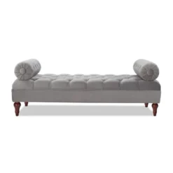 Jennifer Taylor Home Lewis Bolster Arm Entryway Bench -Furniture Haven Shop GUEST 3935d242 d57a 4c49 883b cb0b011ac706