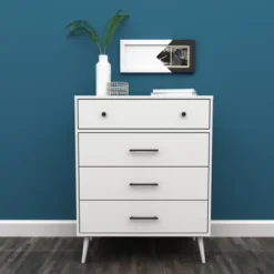 Maylis 4 Drawer Dresser Mellow White - Buylateral -Furniture Haven Shop GUEST 3aa3a513 5faa 4664 b508 fe457f1f1e97