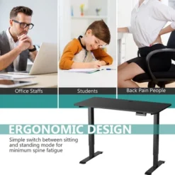 Costway Electric Adjustable Standing Desk Stand Up Workstation W/Control WhiteBlack MapleTeak 20 Costway Electric Adjustable Standing Desk Stand Up Workstation W/Control WhiteBlack MapleTeak -Furniture Haven Shop GUEST 3c8c9054 9b2d 4512 8210 b4d19e130f5c