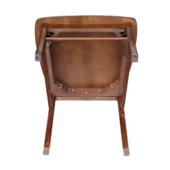 Set Of 2 X Back Chairs With Solid Wood Seats Espresso - International Concepts -Furniture Haven Shop GUEST 3c9e50ef a5fb 4b88 9e2c 81d4440f5ad8