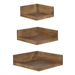 3pc Levie Corner Shelf Set - Kate & Laurel All Things Decor -Furniture Haven Shop GUEST 3d287f10 f8af 4f0a 858f 9ce66da0beca