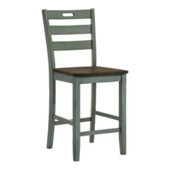 2pk Danforthe Ladder Back Counter Height Chairs - HOMES: Inside + Out 13 2pk Danforthe Ladder Back Counter Height Chairs - HOMES: Inside + Out -Furniture Haven Shop GUEST 3d294606 5545 4593 87b4 a91e6ed9f07c