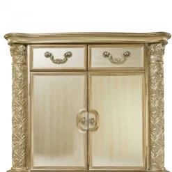 44" Vendome Bedroom Set Gold Patina/Bone White - Acme Furniture -Furniture Haven Shop GUEST 3d479d22 b9d2 4c39 99e7 0a908dece7d0