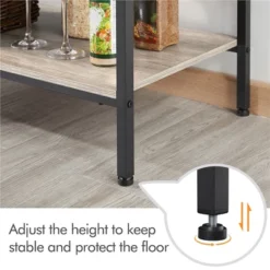 Yaheetech 4-tier 64" H Kitchen Baker's Rack With Power Outlet, Gray 11 Yaheetech 4-tier 64" H Kitchen Baker's Rack With Power Outlet, Gray -Furniture Haven Shop GUEST 3dbb6d1c 6ea9 4380 a53c 92dd8c0f629b