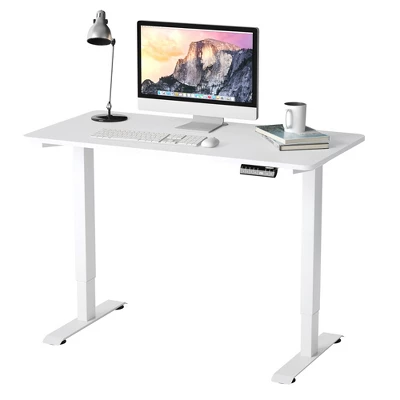 Costway Electric Adjustable Standing Desk Stand Up Workstation W/Control WhiteBlack MapleTeak 13 Costway Electric Adjustable Standing Desk Stand Up Workstation W/Control WhiteBlack MapleTeak - Image 13