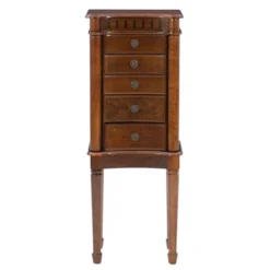 Kasey Jewelry Armoire Walnut - Powell Company -Furniture Haven Shop GUEST 3eda9dd3 9538 40c5 bb02 273637776881