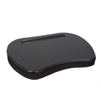 Sofia + Sam Mini Lap Desk Bed Table With Memory Foam And Tablet Slot - Black 5 Sofia + Sam Mini Lap Desk Bed Table With Memory Foam And Tablet Slot - Black - Image 5