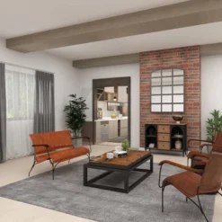 Vintage Leather Loveseat Brown - Olivia & May -Furniture Haven Shop GUEST 3ff2fd35 f435 4805 a617 5ad6aeb3f5f1