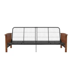 Full Brixen Wood Arm Metal Futon Frame With 6" Mattress - Room & Joy 31 Full Brixen Wood Arm Metal Futon Frame With 6" Mattress - Room & Joy -Furniture Haven Shop GUEST 4149f9e2 fb2b 4aed 89f5 dd8cfab9285f