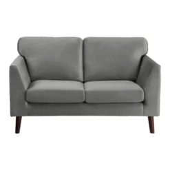 Tolley Velvet Loveseat In Gray - Lexicon -Furniture Haven Shop GUEST 418ae34e d554 4cc8 ac82 e28264eefbb0
