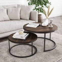 32" Stella Wood Nesting Coffee Table Set - Nathan James -Furniture Haven Shop GUEST 41a9b66f fa88 4182 85d1 96b49efe6ebf