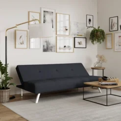 Sorenson Convertible Futon Sofa Bed Charcoal - Serta -Furniture Haven Shop GUEST 42c7dc0f 0237 407c a304 10bec7e90c19