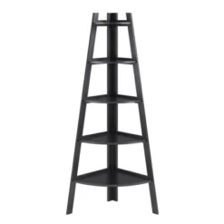 63" X 26.5" Five-Tier Pyramid Corner Ladder Shelf - Danya B. 14 63" X 26.5" Five-Tier Pyramid Corner Ladder Shelf - Danya B. -Furniture Haven Shop GUEST 42f00fe4 d12a 4340 bf8c c3b30d02fb50