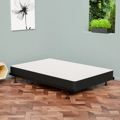 Continental Sleep, 8-Inch Low Profile Mattress Foundation, Strong Wood Structure, Easy Simple Assembly Box Spring. 1 Continental Sleep, 8-Inch Low Profile Mattress Foundation, Strong Wood Structure, Easy Simple Assembly Box Spring.
