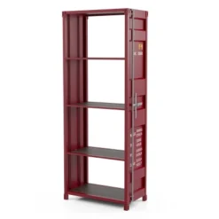 64.38" Kowski 5 Layer Bookcase - MiBasics -Furniture Haven Shop GUEST 437b9ca7 514b 4c17 85c3 720d0a6ed4bc