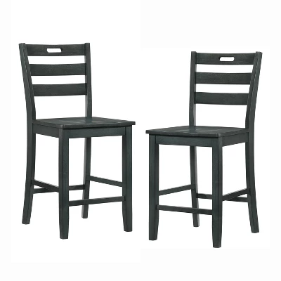 2pk 25" Elsie Counter Height Barstools - HOMES: Inside + Out 8 2pk 25" Elsie Counter Height Barstools - HOMES: Inside + Out - Image 8
