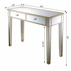 Gold Coast Mirrored Desk - Breighton Home 22 Gold Coast Mirrored Desk - Breighton Home -Furniture Haven Shop GUEST 4466f556 b040 4b08 8b55 b7df78df3791