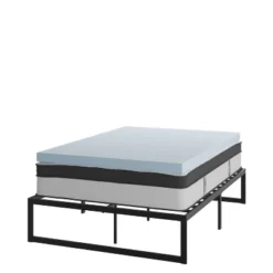 Flash Furniture 14 Inch Metal Platform Bed Frame With 12 Inch Pocket Spring Mattress In A Box And 3 Inch Cool Gel Memory Foam Topper 32 Flash Furniture 14 Inch Metal Platform Bed Frame With 12 Inch Pocket Spring Mattress In A Box And 3 Inch Cool Gel Memory Foam Topper -Furniture Haven Shop GUEST 44abbc70 3035 4edb 8e85 43888c0f2fd5