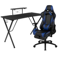 Flash Furniture Gaming Desk And Footrest Reclining Gaming Chair Set With Cup Holder, Headphone Hook, And Monitor/Smartphone Stand 27 Flash Furniture Gaming Desk And Footrest Reclining Gaming Chair Set With Cup Holder, Headphone Hook, And Monitor/Smartphone Stand -Furniture Haven Shop GUEST 44f2d806 b51c 4ad8 83a8 f5f1b101543e