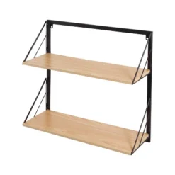 Honey-Can-Do 2 Tier Laundry Shelf With Wood Light Oak 11 Honey-Can-Do 2 Tier Laundry Shelf With Wood Light Oak -Furniture Haven Shop GUEST 45be4f8a 3410 4dc4 91f0 6761f33ecb66