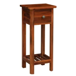 Costway 2PCS 2 Tier End Bedside Sofa Side Table With Drawer Shelf Acacia Wood Nightstand 12 Costway 2PCS 2 Tier End Bedside Sofa Side Table With Drawer Shelf Acacia Wood Nightstand -Furniture Haven Shop GUEST 46077820 f529 4a89 b747 8cf7dc879a8a