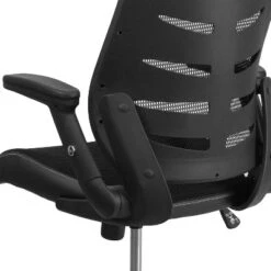 Emma And Oliver High Back Black Mesh Swivel Ergonomic Office Chair With Adjustable Flip-Up Arms 12 Emma And Oliver High Back Black Mesh Swivel Ergonomic Office Chair With Adjustable Flip-Up Arms -Furniture Haven Shop GUEST 47dba6dd 3b09 487c 86a0 d3b4bd52bc09