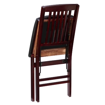 Set Of 2 Triena Mission Back Folding Chair Espresso - Linon 8 Set Of 2 Triena Mission Back Folding Chair Espresso - Linon - Image 8