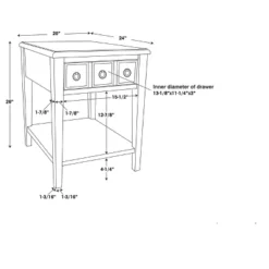Calinda Side Table - Powell Company -Furniture Haven Shop GUEST 4875b0c4 7e0f 4289 88b4 fb4606ad04c0