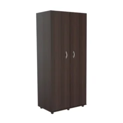 2 Door Wardrobe/Armoire Espresso - Inval -Furniture Haven Shop GUEST 489a2503 6dc9 46e9 9f37 66fa116a3c58