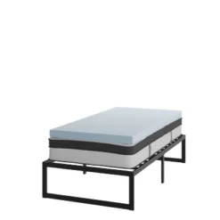 Flash Furniture 14 Inch Metal Platform Bed Frame With 12 Inch Pocket Spring Mattress In A Box And 3 Inch Cool Gel Memory Foam Topper 31 Flash Furniture 14 Inch Metal Platform Bed Frame With 12 Inch Pocket Spring Mattress In A Box And 3 Inch Cool Gel Memory Foam Topper -Furniture Haven Shop GUEST 49cbb704 0e2c 4a16 b748 364f32718983