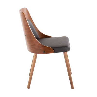 Anabelle Mid Century Modern Dining Chairs - LumiSource 2 Anabelle Mid Century Modern Dining Chairs - LumiSource - Image 2