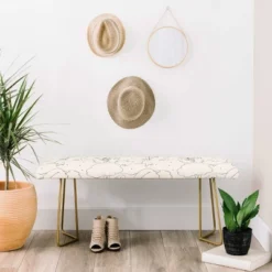 Alja Horvat Morning Dreams Bench - Deny Designs -Furniture Haven Shop GUEST 4bab608f 6518 4869 a43d 61fffb15c6eb