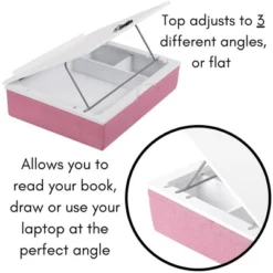 BIRDROCK HOME Lap Desk With Storage And Cushion (Pink) -Furniture Haven Shop GUEST 4bbf57db d4aa 4e98 bef1 4bad8cce44c2