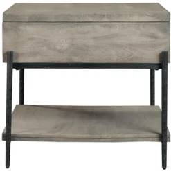 Hekman 24903 End Tbl W/ Drawer Bedford Gray -Furniture Haven Shop GUEST 4ce7fbd1 9671 40a1 94d7 f0dd09736e01
