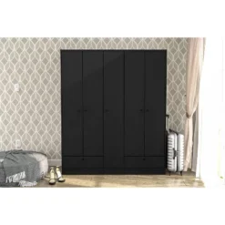 Denmark 5 Door 2 Drawer Wardrobe - Polifurniture -Furniture Haven Shop GUEST 4d7941a5 113e 48cf 8dff 4b8d3d9841f0