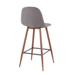Set Of 2 Pebble Mid-Century Modern Modern Barstools Walnut/Charcoal - LumiSource 12 Set Of 2 Pebble Mid-Century Modern Modern Barstools Walnut/Charcoal - LumiSource -Furniture Haven Shop GUEST 4d7d6bdb f03d 4ef8 9f14 3ebe40c4760a