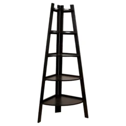 63" X 26.5" Five-Tier Pyramid Corner Ladder Shelf - Danya B. 11 63" X 26.5" Five-Tier Pyramid Corner Ladder Shelf - Danya B. -Furniture Haven Shop GUEST 4d8cd460 b543 4c82 8011 fbb7545c93de