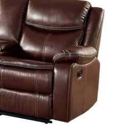 Recliner Loveseat With Leatherette Seating Brown - Benzara 6 Recliner Loveseat With Leatherette Seating Brown - Benzara -Furniture Haven Shop GUEST 4e26e2ea 2f2e 4e93 be5a 5bc8387b5d0e