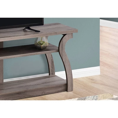 3 Tier 2 Shelf TV Stand For TVs Up To 60" - EveryRoom 2 3 Tier 2 Shelf TV Stand For TVs Up To 60" - EveryRoom - Image 2