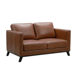 Woodstock Mid-Century Top Grain Leather Loveseat - Abbyson Living -Furniture Haven Shop GUEST 4f5fe5be 9fca 462d b1d8 44aa081d7043