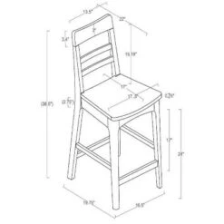 2pk Wood Ladder Back Counter Stool - Hearth & Hand™ With Magnolia 14 2pk Wood Ladder Back Counter Stool - Hearth & Hand™ With Magnolia -Furniture Haven Shop GUEST 501b822c a2fd 461d aa13 130aba448f95