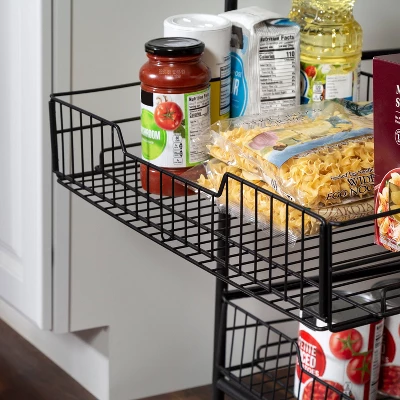 Honey-Can-Do 3 Tier Kitchen Cart With Pull-Out Baskets 9 Honey-Can-Do 3 Tier Kitchen Cart With Pull-Out Baskets - Image 9