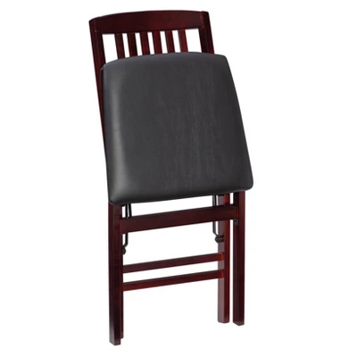 Set Of 2 Triena Mission Back Folding Chair Espresso - Linon 7 Set Of 2 Triena Mission Back Folding Chair Espresso - Linon - Image 7